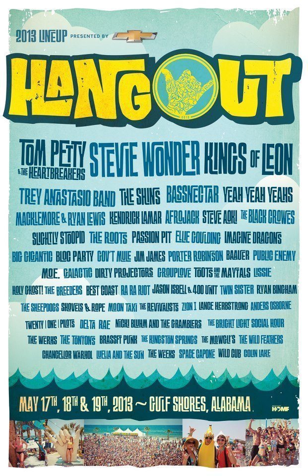 Hangout Music Festival 2013 Announces Lineup