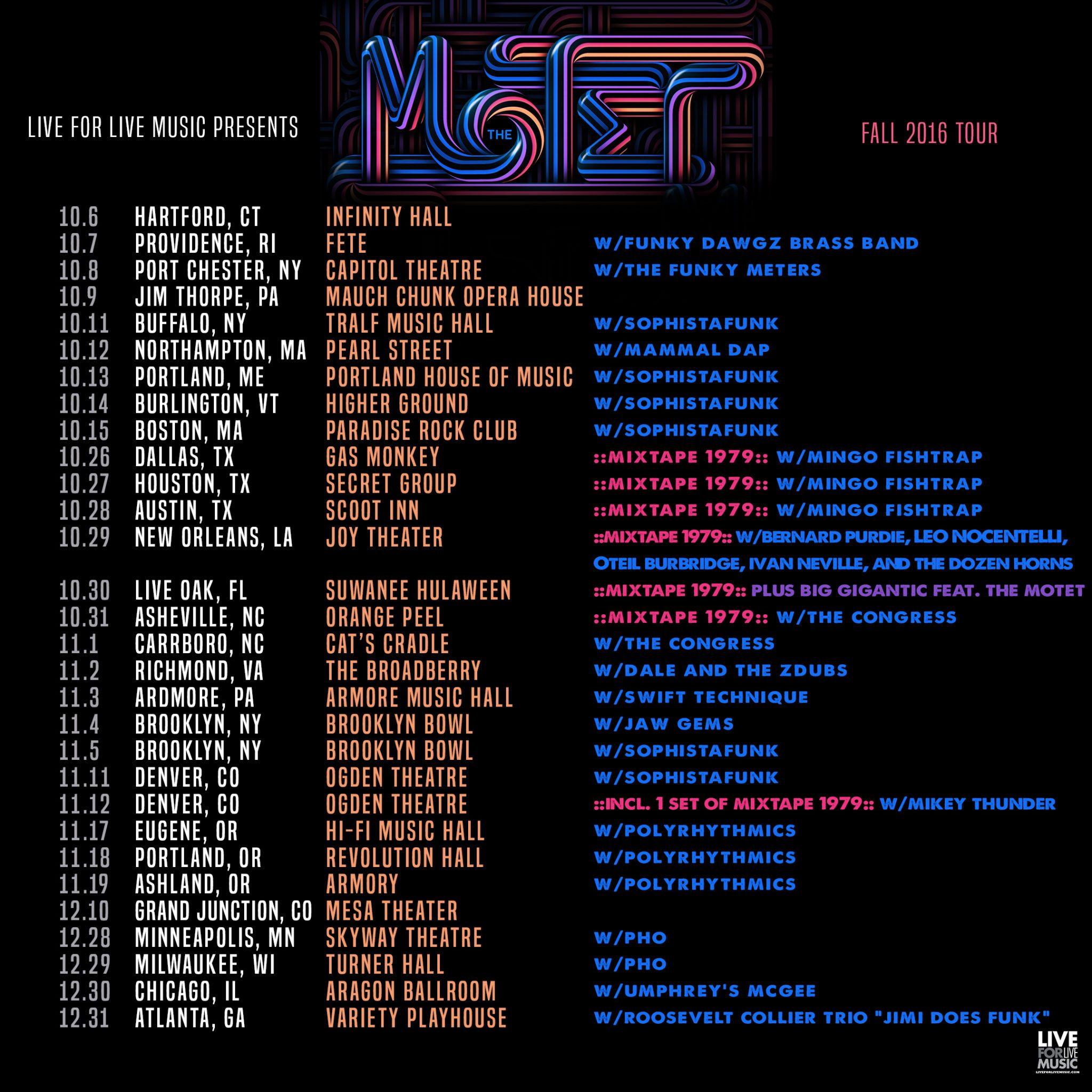 Watch New Video Of The Motet At Red Rocks As They Hit The Road For 20 