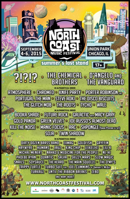 North Coast Music Festival Announces Massive Lineup