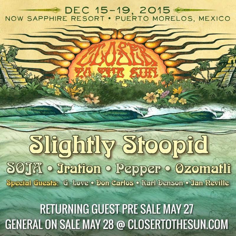 Slightly Stoopid's Closer To The Sun Festival Reveals Lineup