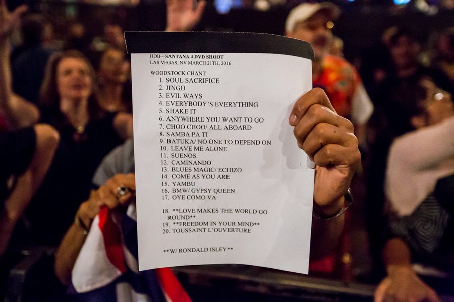 santana tour setlist