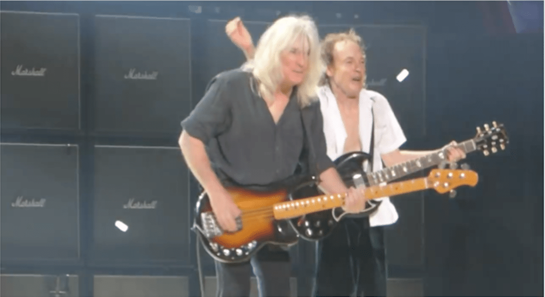 Watch AC/DC Bid Farewell To Bassist Cliff Williams At His Final Show