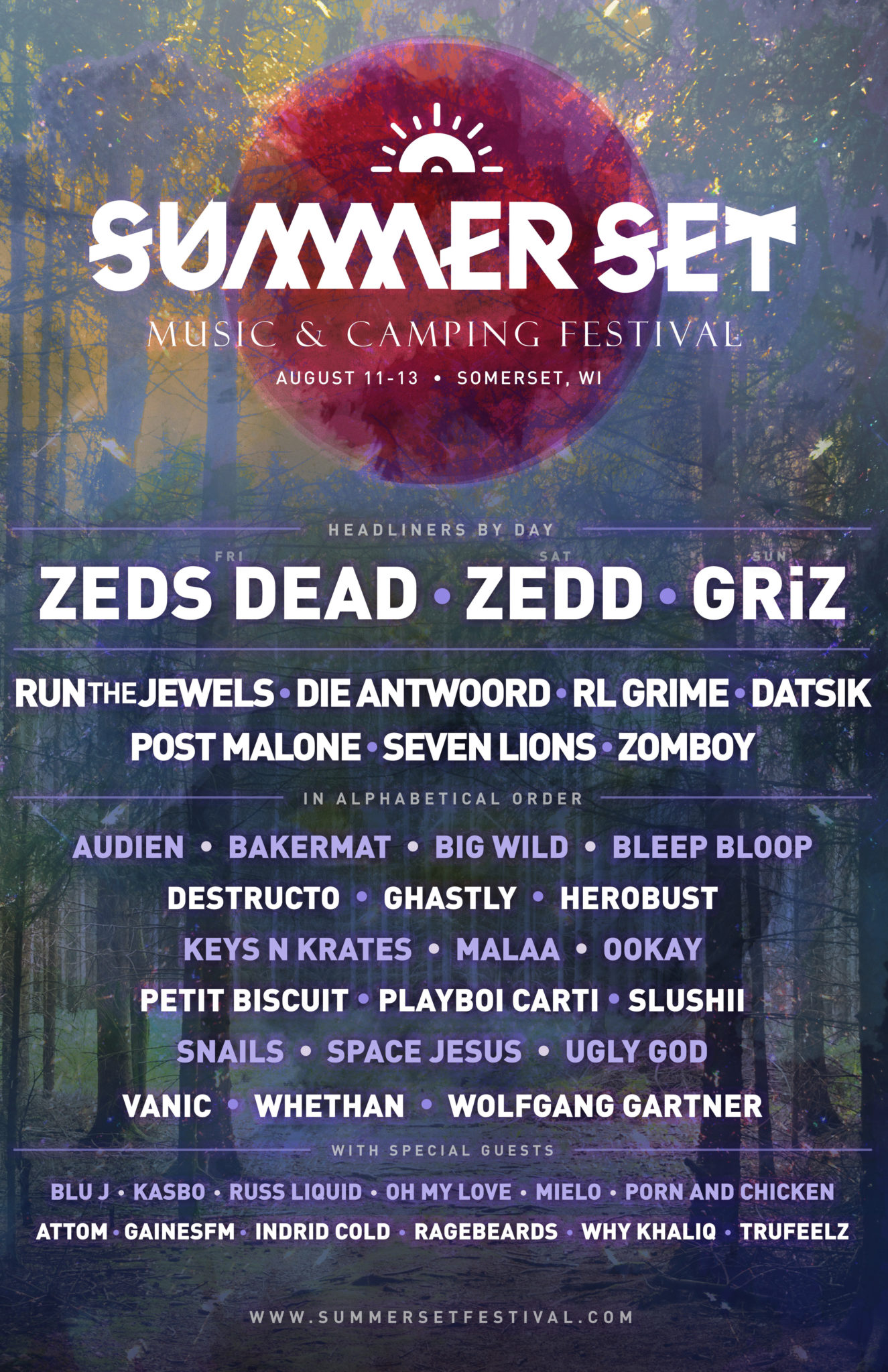 Summer Set Music Festival Announces Lineup With Headliners GRiZ, Zeds