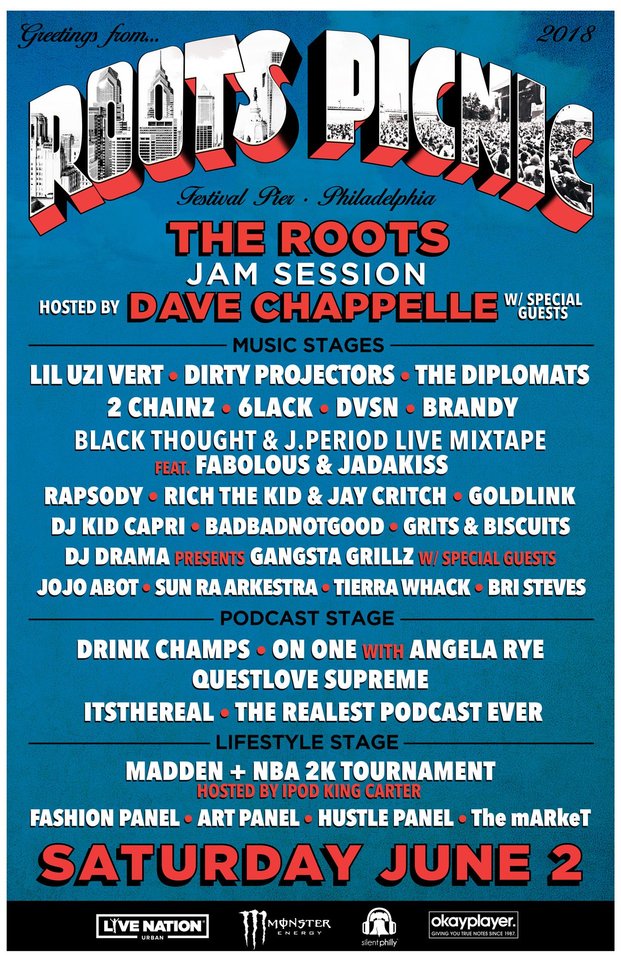 The Roots Picnic Announces 2018 Philly Lineup