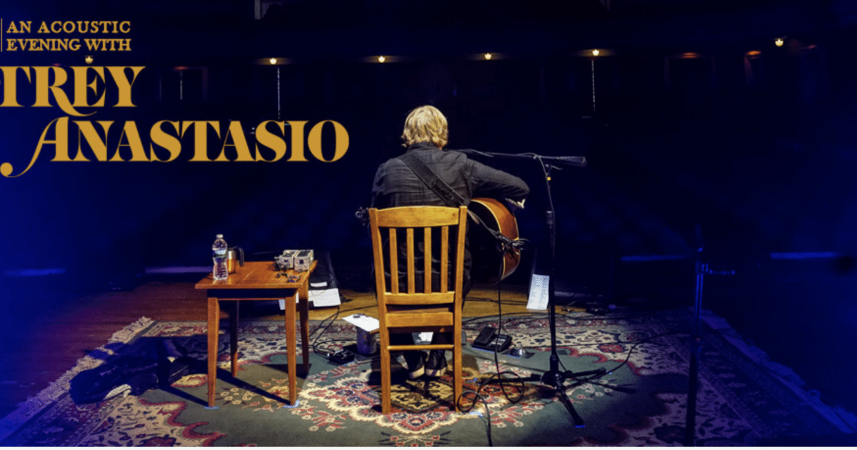 Trey Anastasio Announces West Coast Solo Acoustic Tour Dates