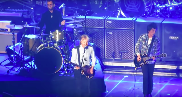 Paul McCartney Welcomes Ringo Starr And Ronnie Wood To Play 'Get Back ...