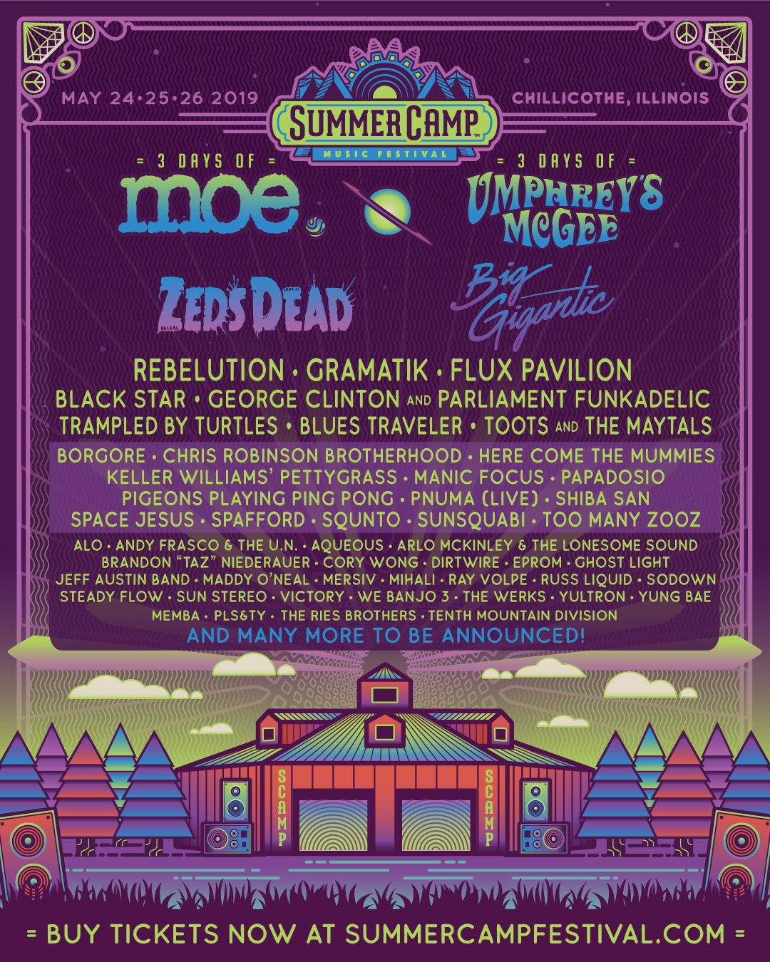 Summer Camp Lineup is out