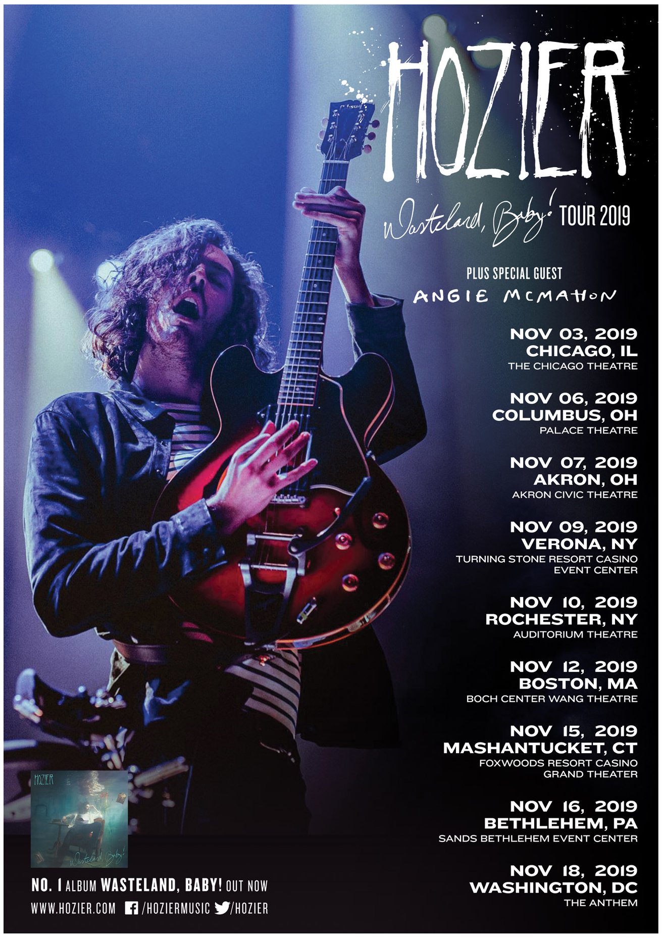 Hozier Adds 2019 Fall Tour Dates