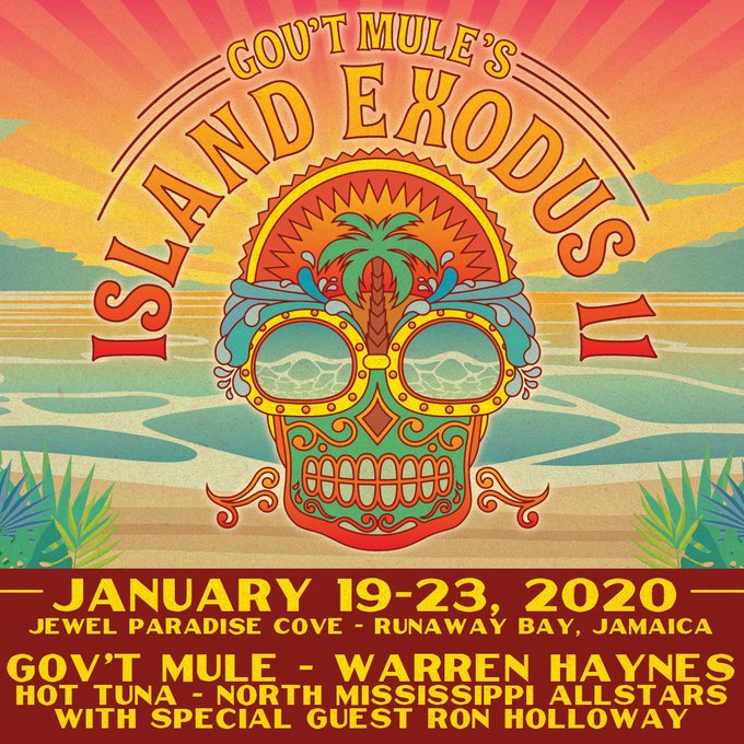 Gov't Mule Announces Island Exodus 11 Hot Tuna, North Mississippi