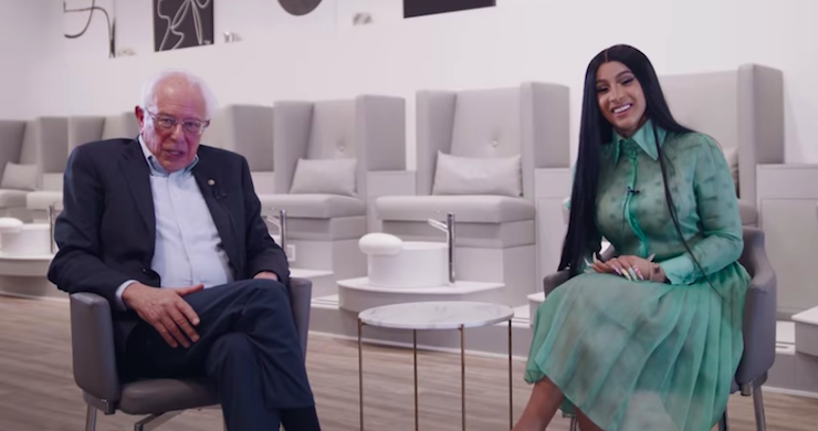 Cardi B Interviews Bernie Sanders On Minimum Wage [Watch]