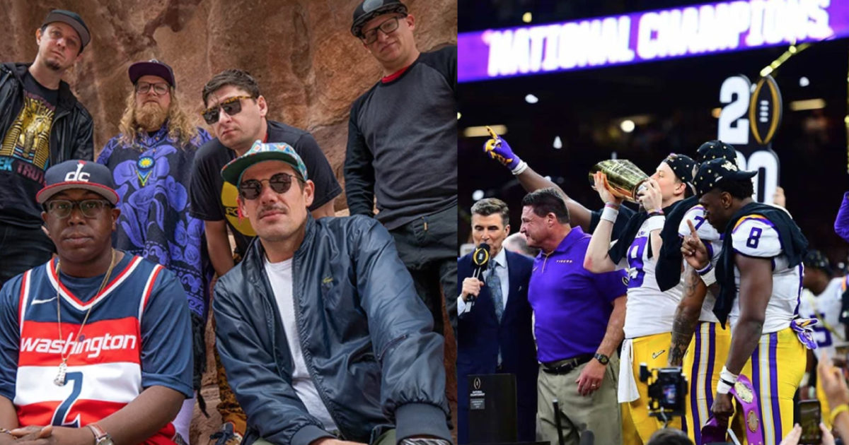 LSU Marching Band Covers "Mt. Crushmore" By Lettuce At National