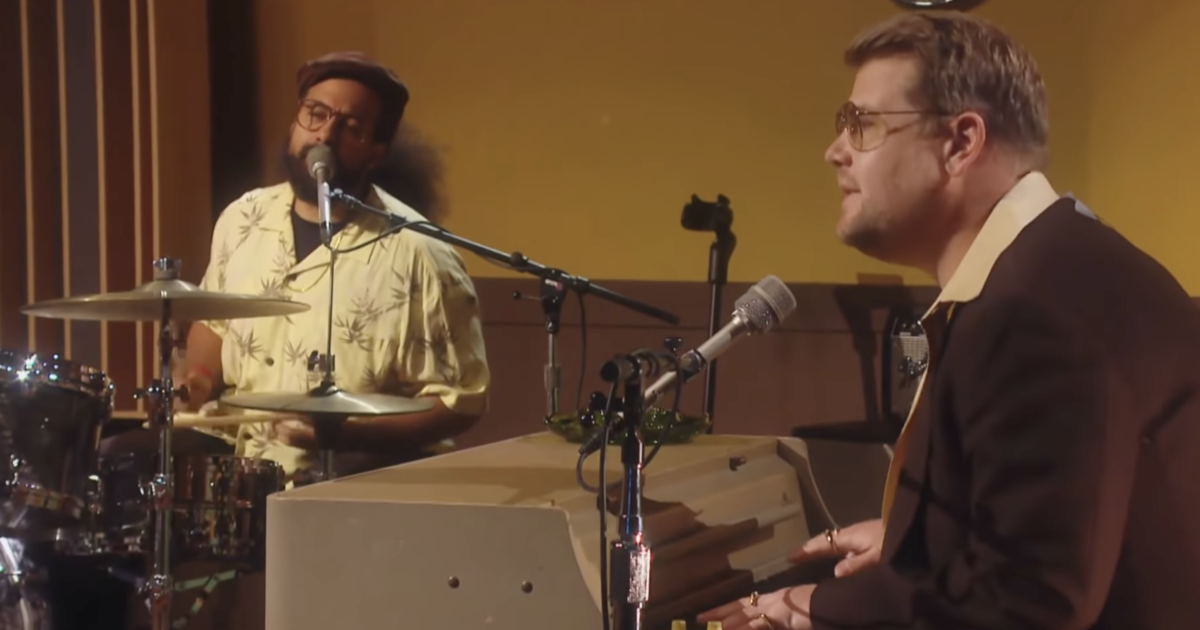 James Corden, Reggie Watts Parody Silk Sonic With "Leave The TV On" [Watch]