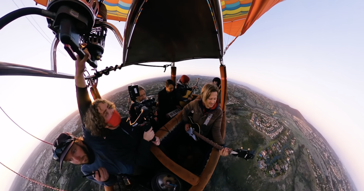 Watch Switchfoot Perform "Float" From 3,500 Feet High In A Hot Air Balloon [Video]