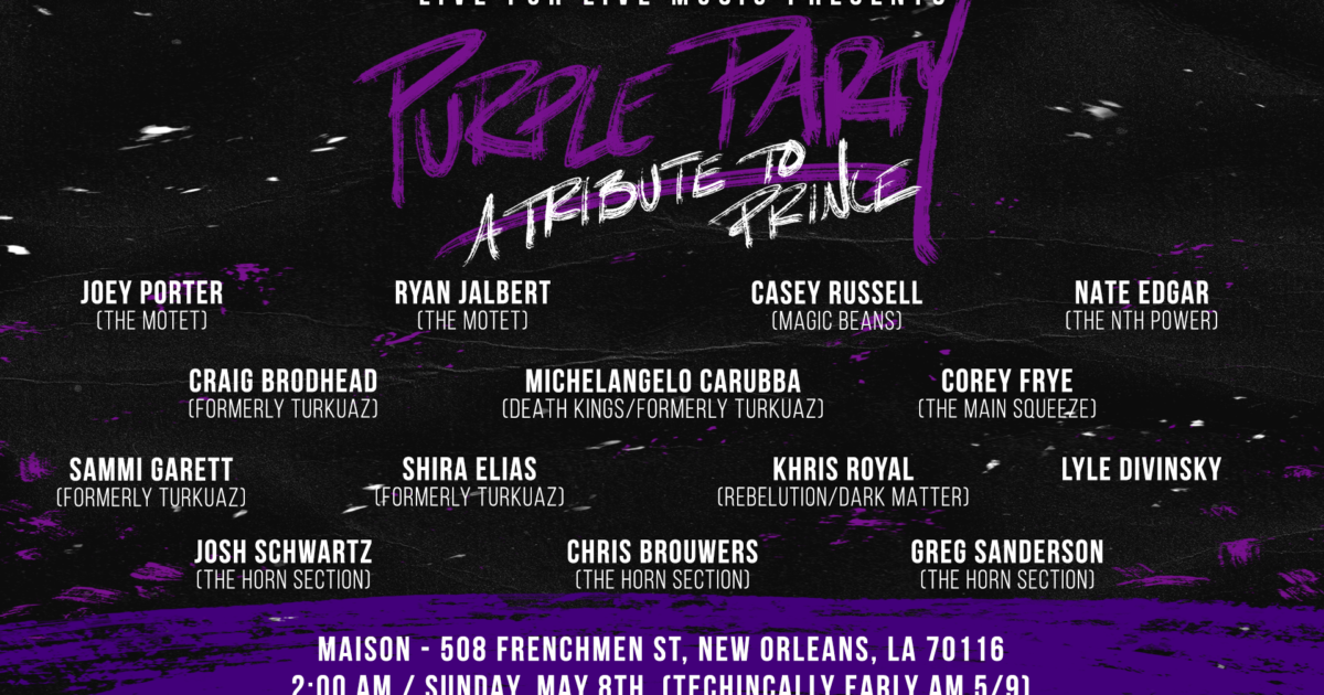 Purple Party A Tribute To Prince (Fest By Nite 2022) L4LM
