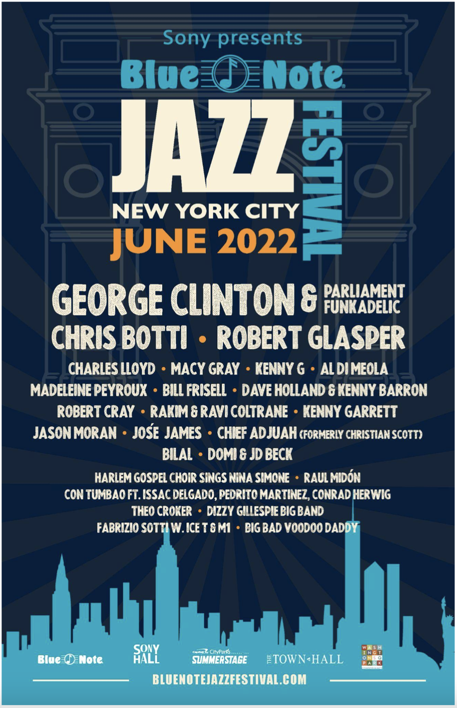 Blue Note Jazz Festival Reveals 2022 Lineup: Robert Glasper, George ...