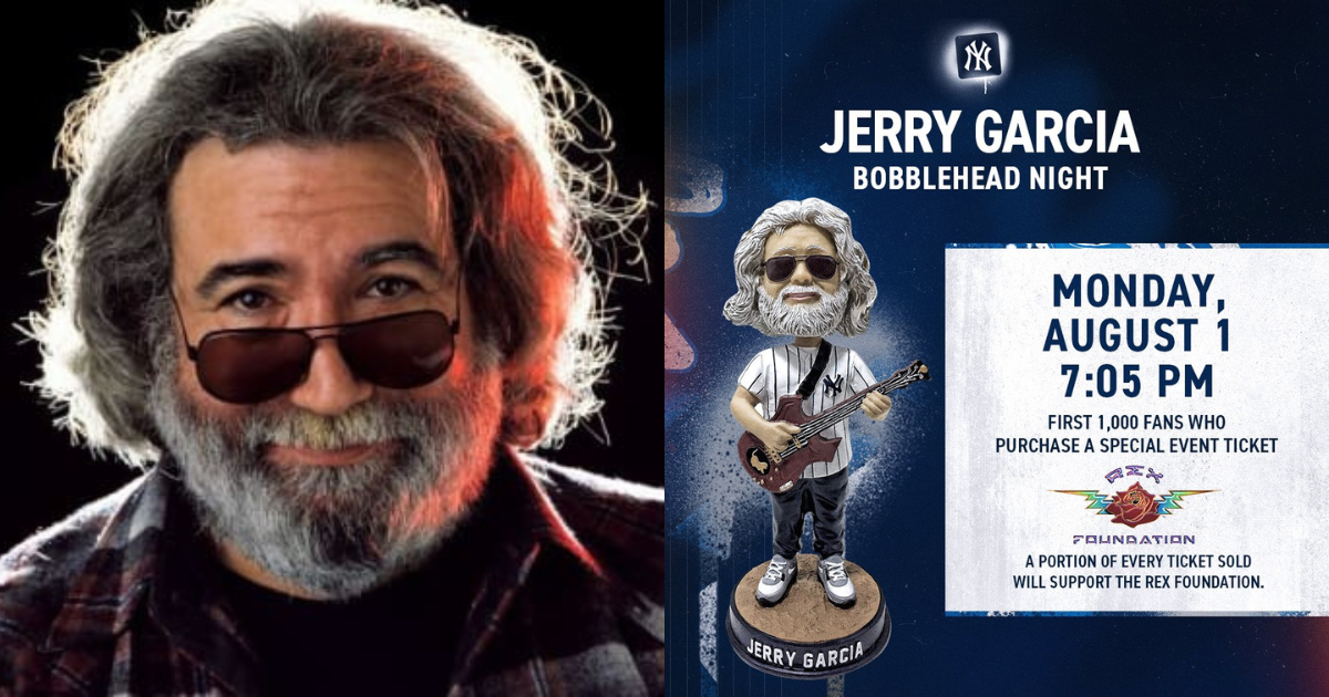 Greatful dead jerry Garcia x Ben and Jerry’s giants cheapest bobble head limited edition