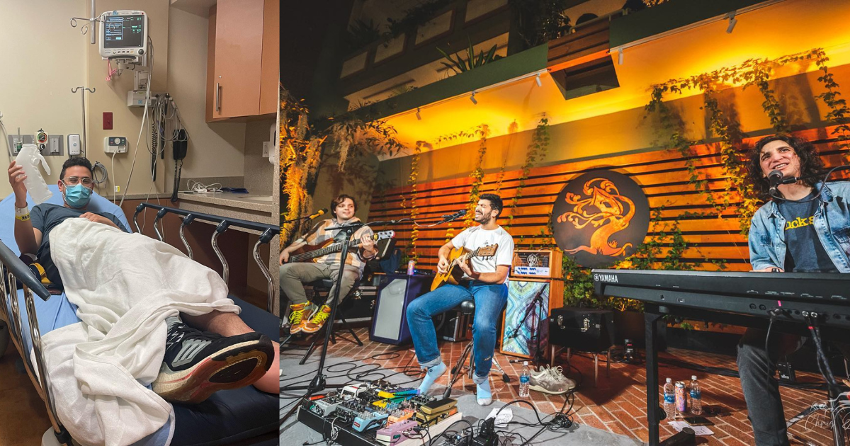 Eggy Plays Acoustic Trio Show After Drummer Alex Bailey Injured In Car Accident [Photos/Video/Audio]