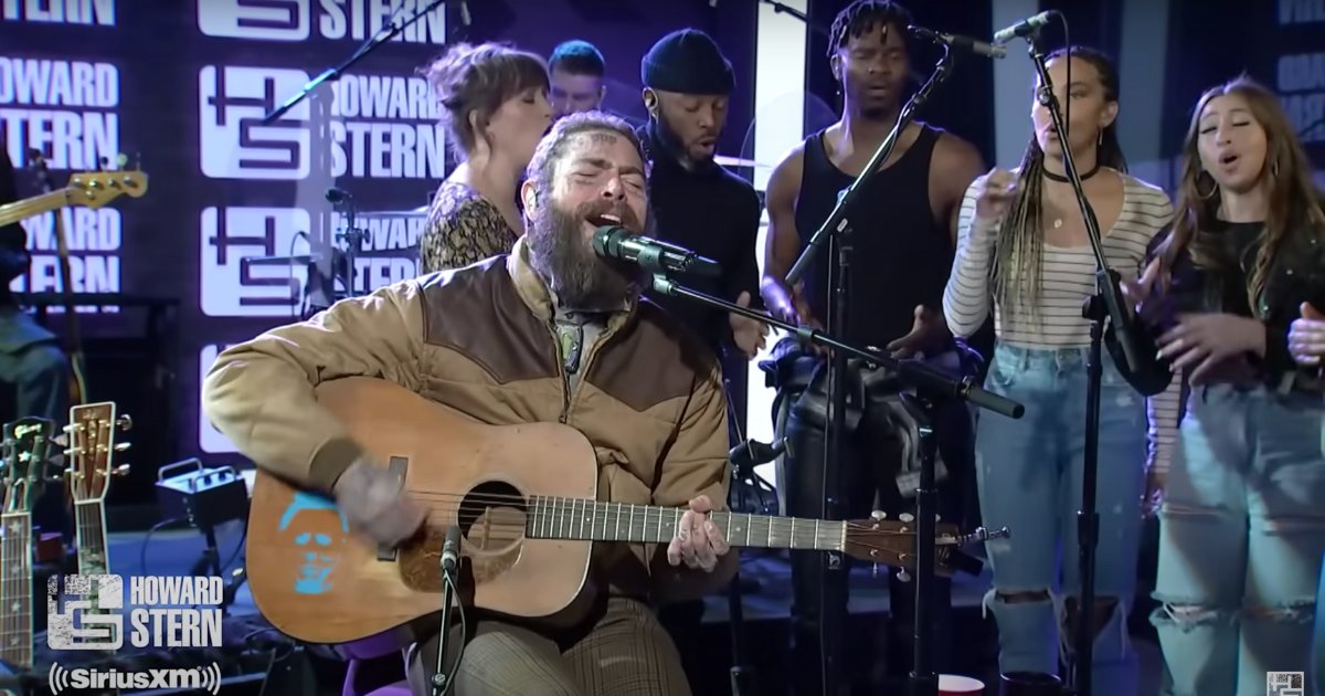 Post Malone Covers Alice In Chains' Them Bones On 'Howard Stern