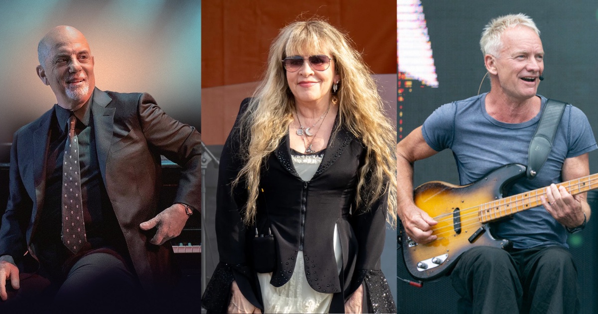 Billy Joel Announces CoHeadlining Stadium Shows With Stevie Nicks & Sting